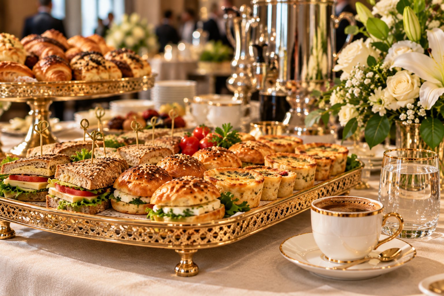 Sofraza Catering coffee break tuzlu ikram tepsisi