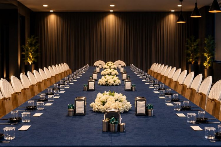 Sobe Restaurant kurumsal davet masası düzeni